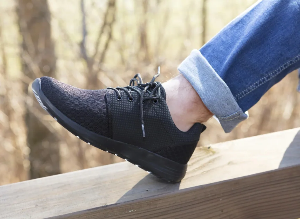 Lace-up shoe, feather-light, color anthracite, size 42