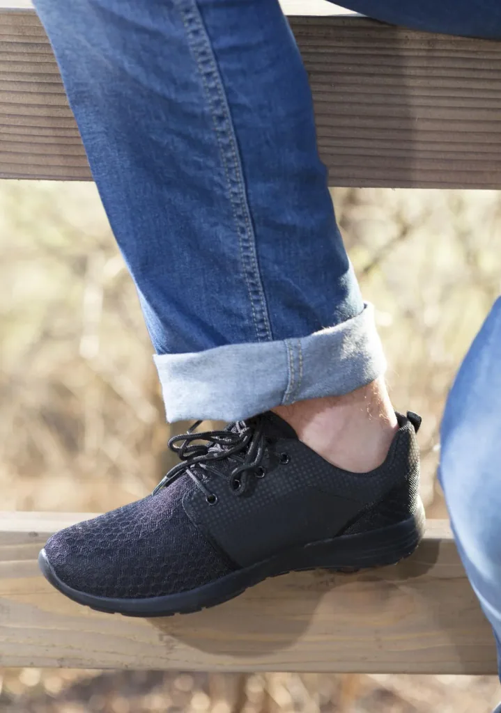 Lace-up shoe, feather-light, color anthracite, size 42