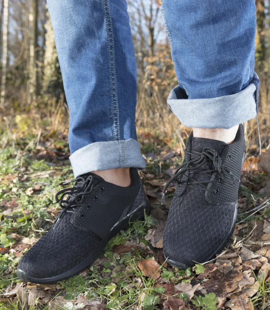 Lace-up shoe, feather-light, color anthracite, size 42