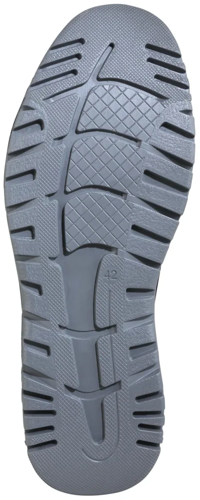 Slipper with Velcro fastener, color black, size 40