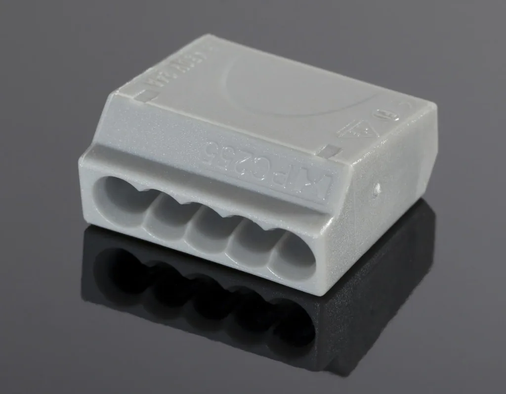 Plug-in terminals, 100 pieces, 5 x 1.0 - 2.5 mm², grey