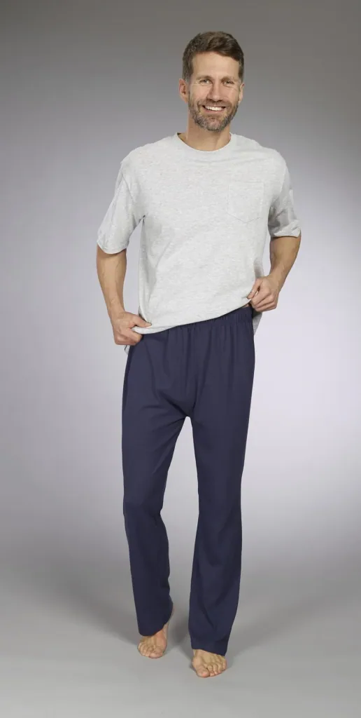 Men's pajamas, color gray/navy, size M