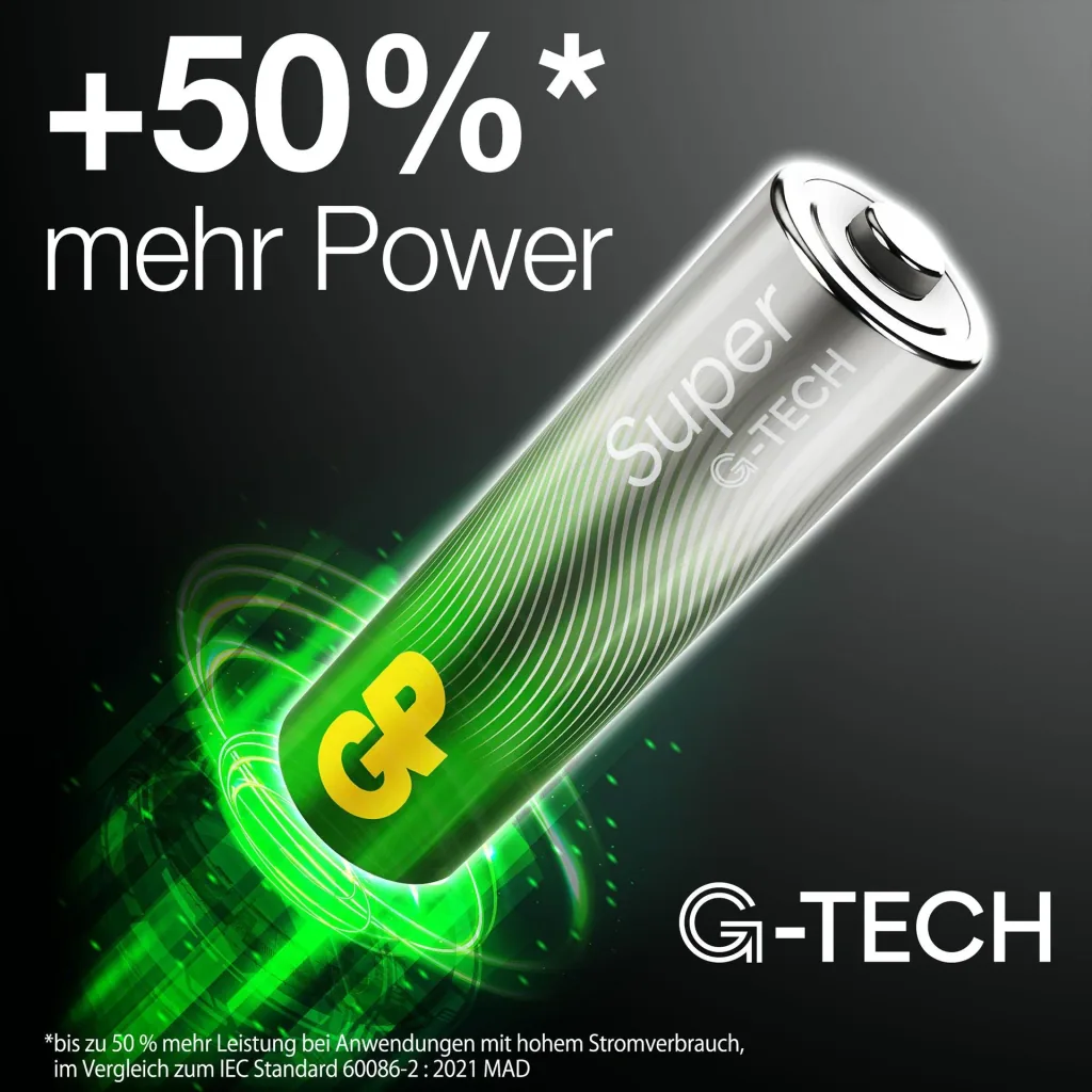 SUPER Micro (AAA) Alkaline Batteries - 4 pieces