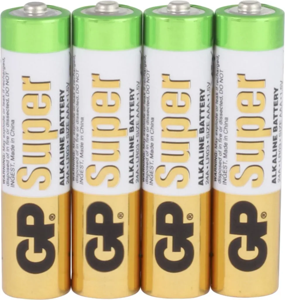 SUPER Micro (AAA) Alkaline Batteries - 4 pieces