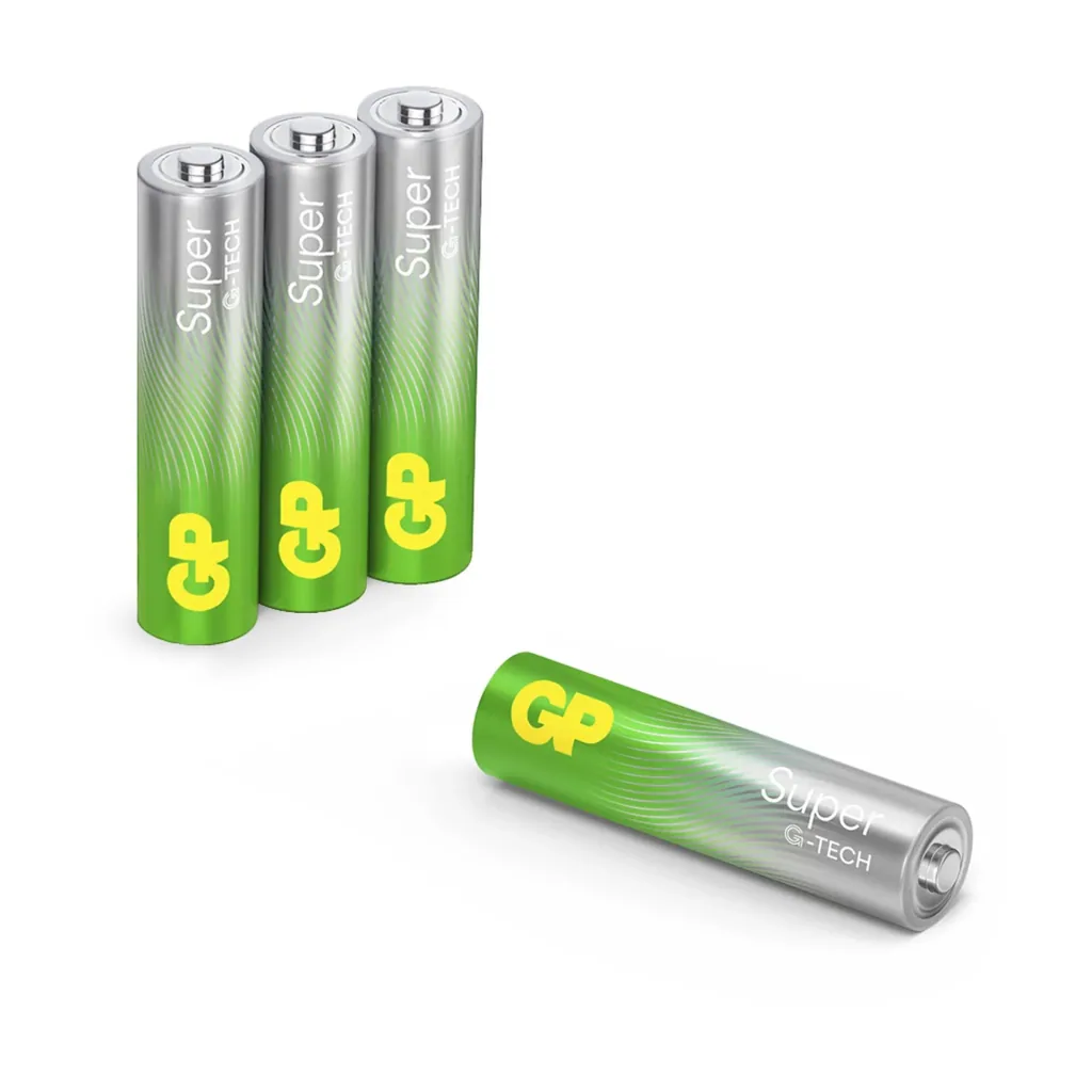 SUPER Micro (AAA) Alkaline Batteries - 4 pieces