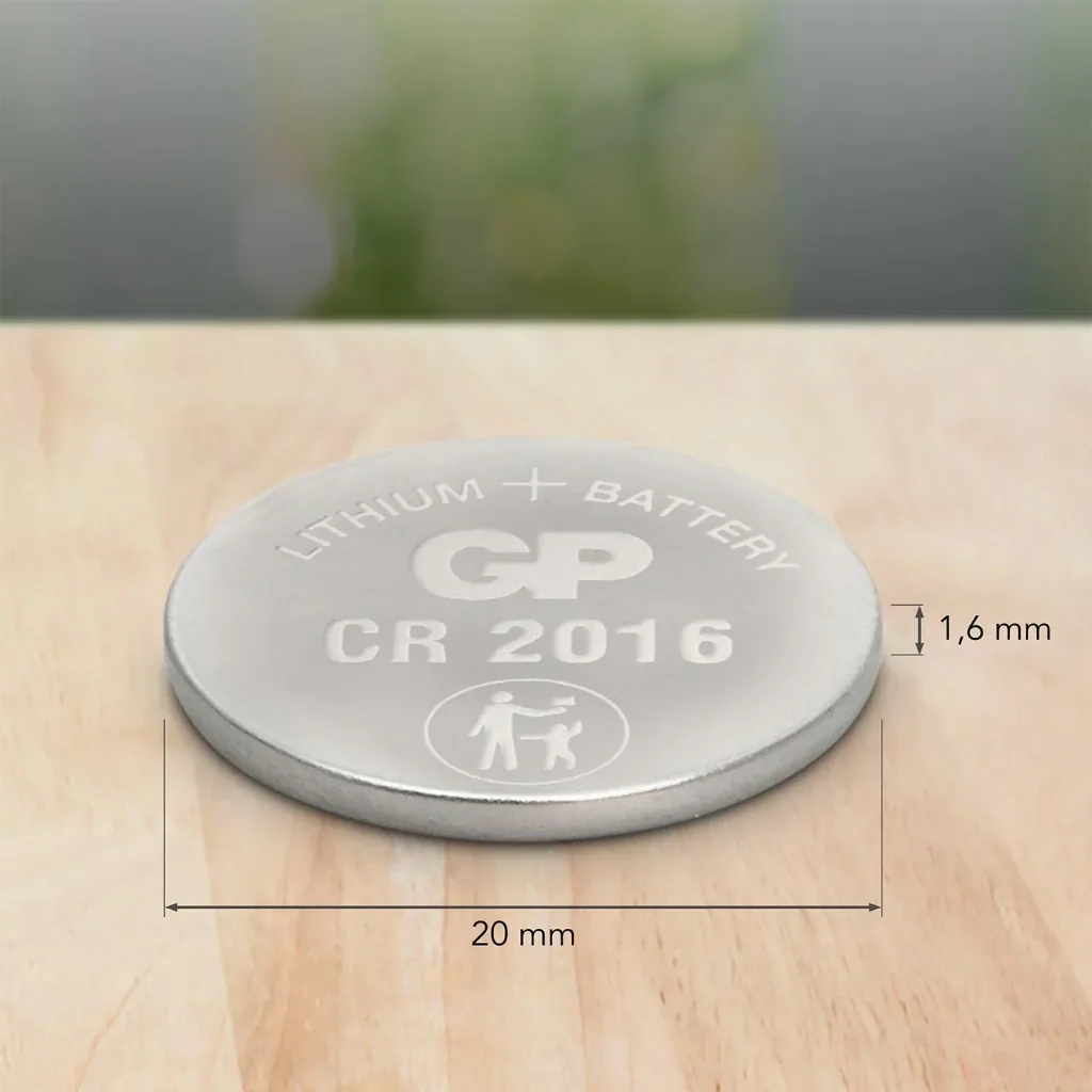 Lithium button cell CR2016 - 5 pieces