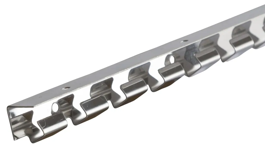 Hook rail 150cm stainless steel for PVC curtain