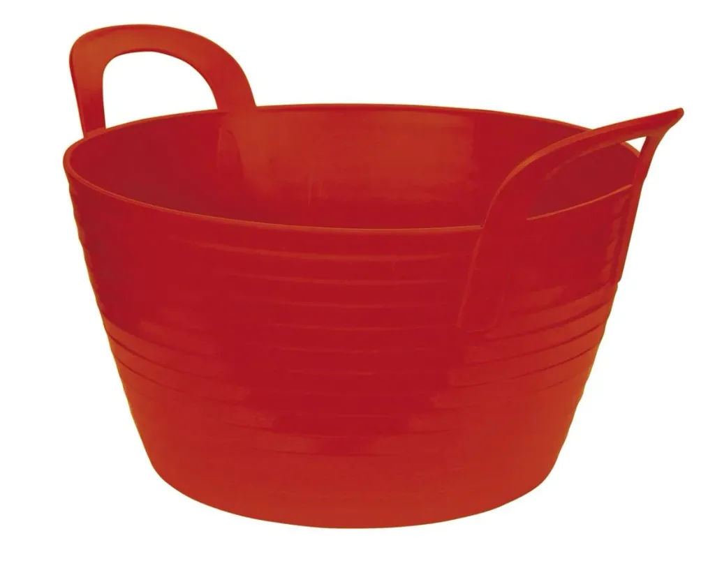 Bucket "Flex Bag", approx. 12 l, color red