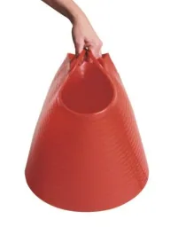 Bucket "Flex Bag", approx. 12 l, color red