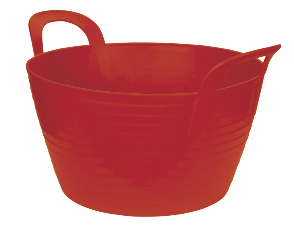 Bucket "Flex Bag", approx. 12 l, color red