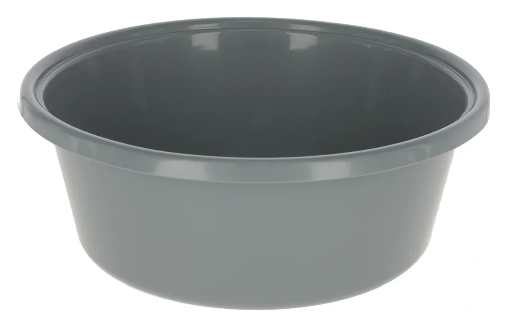 Feeding bowl, 6 liters, gray