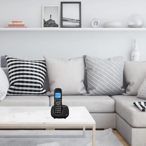 Comfort telephone Alcatel XL595B Single with call block function, cordless