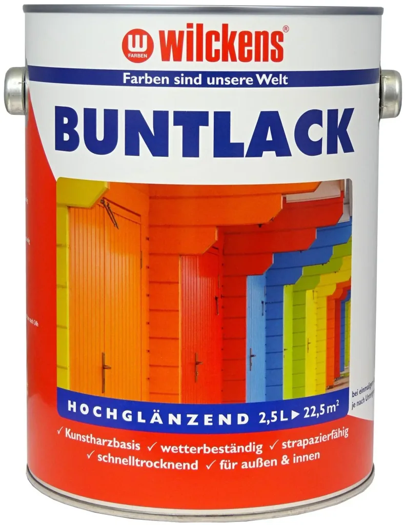 Colored varnish pure white, high gloss, 2500 ml