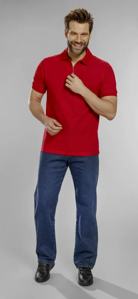 Poloshirt rot, Gr.M