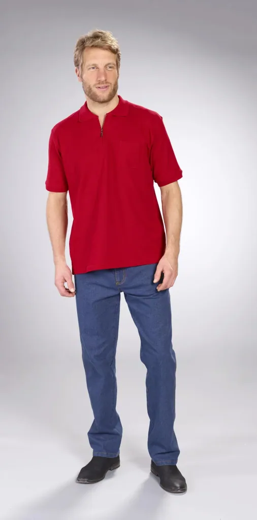 Poloshirt rot, Gr.M