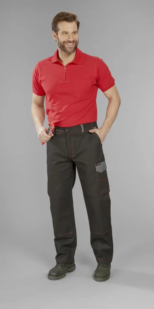 Poloshirt rot, Gr.M
