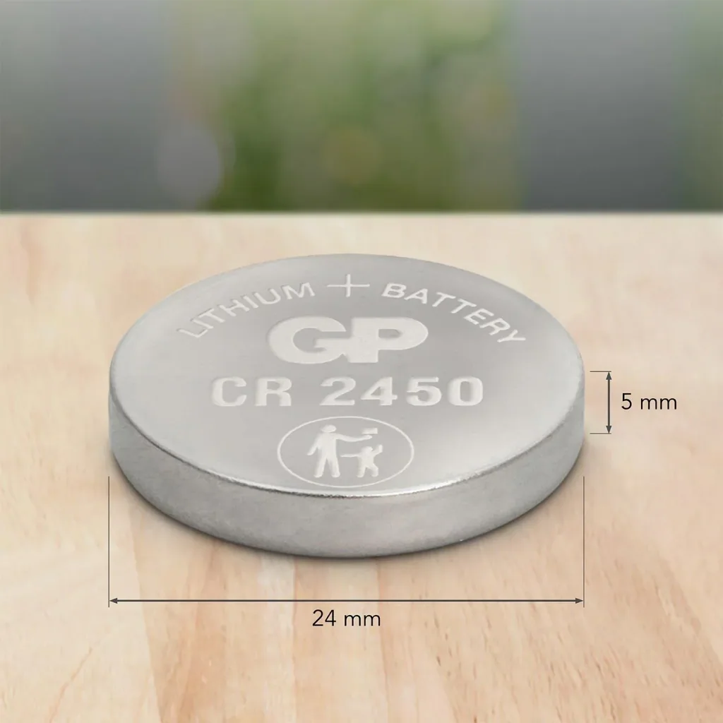 Lithium button cell CR2450 - 5 pieces