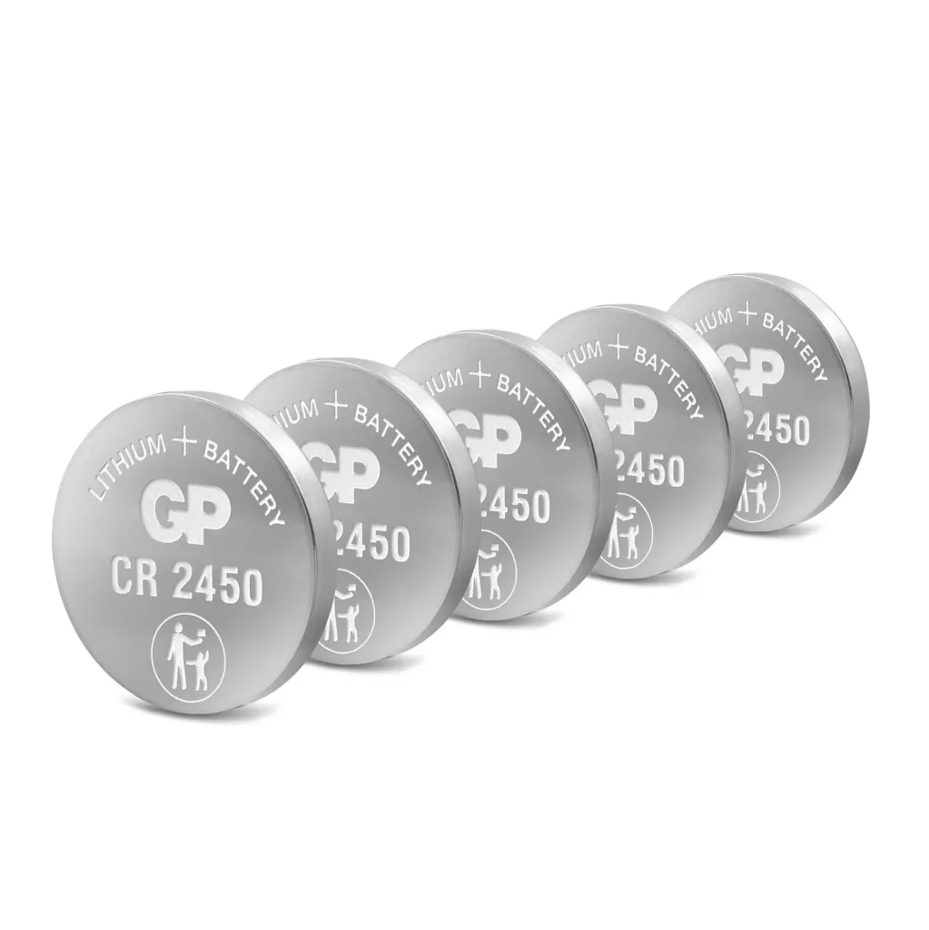 Lithium button cell CR2450 - 5 pieces
