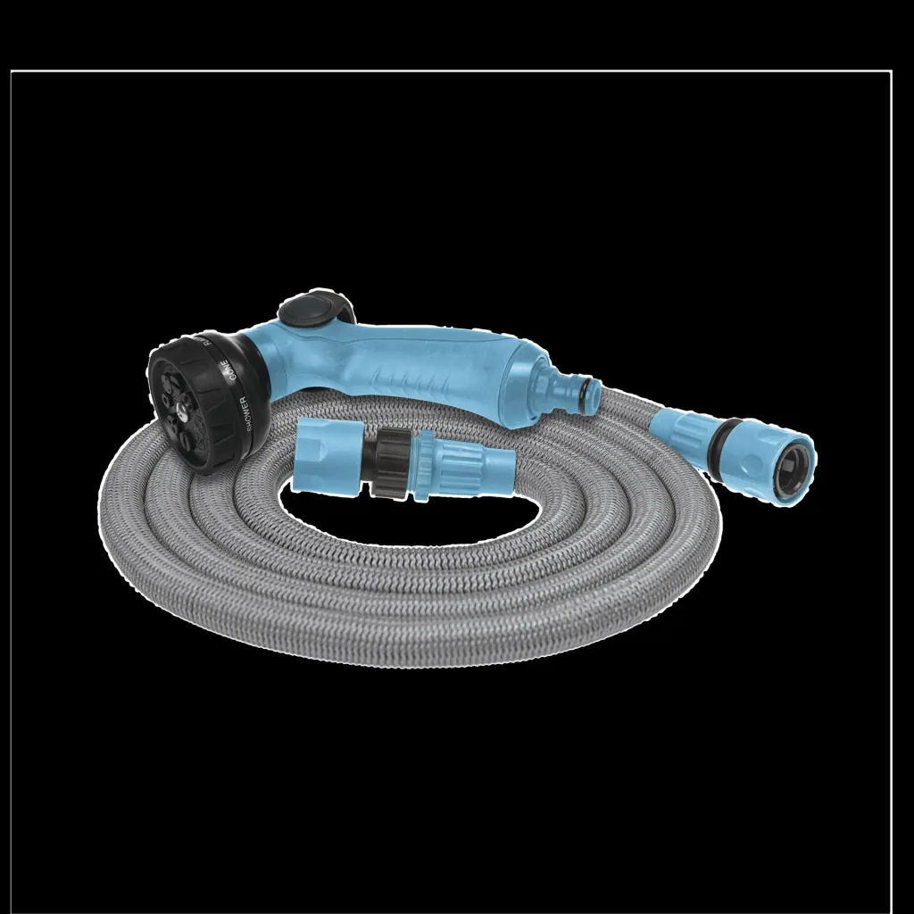 Irrigation kit with expandable garden hose BASIC 22.5 m