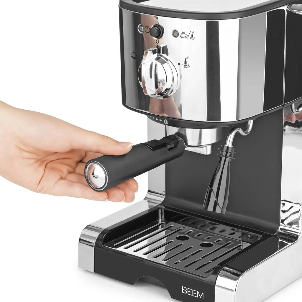 Espresso Perfect, portafilter machine, silver