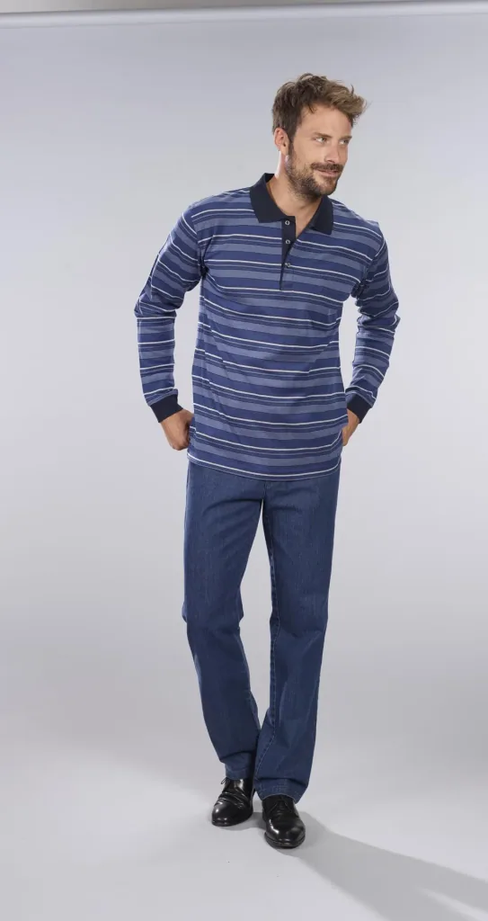 Comfort jeans, color bluestone, size 48