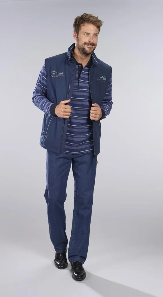 Comfort jeans, color bluestone, size 48