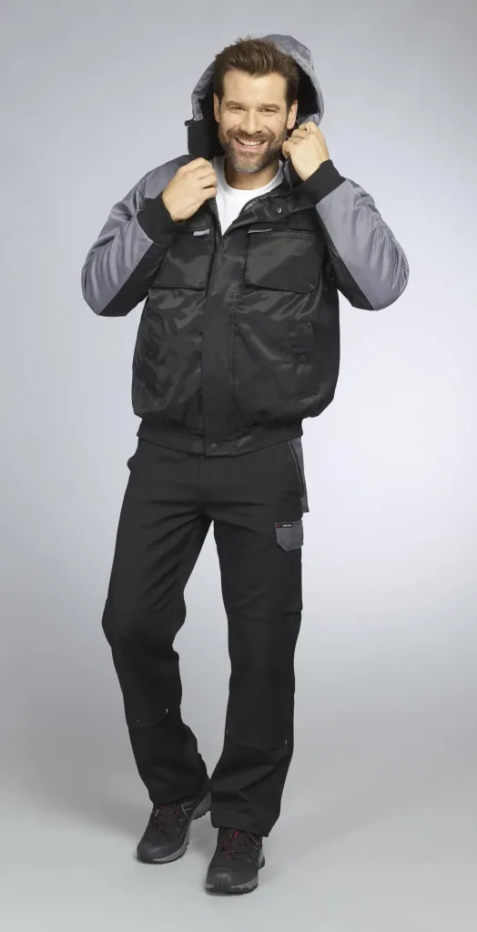Functional jacket color gray/black, size M