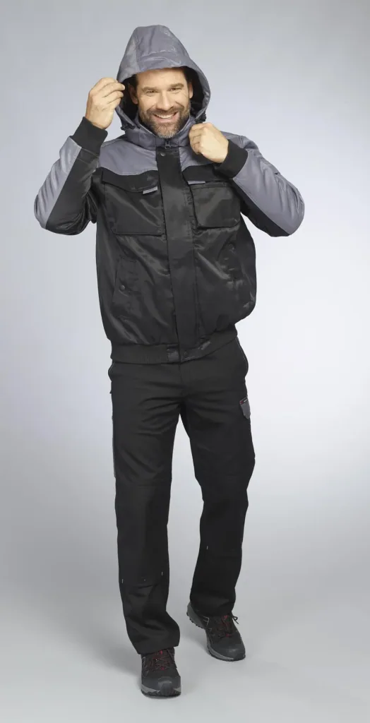 Functional jacket color gray/black, size M