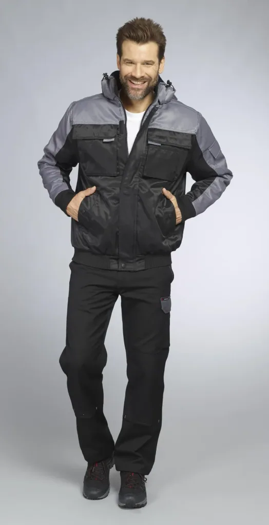 Functional jacket color gray/black, size M