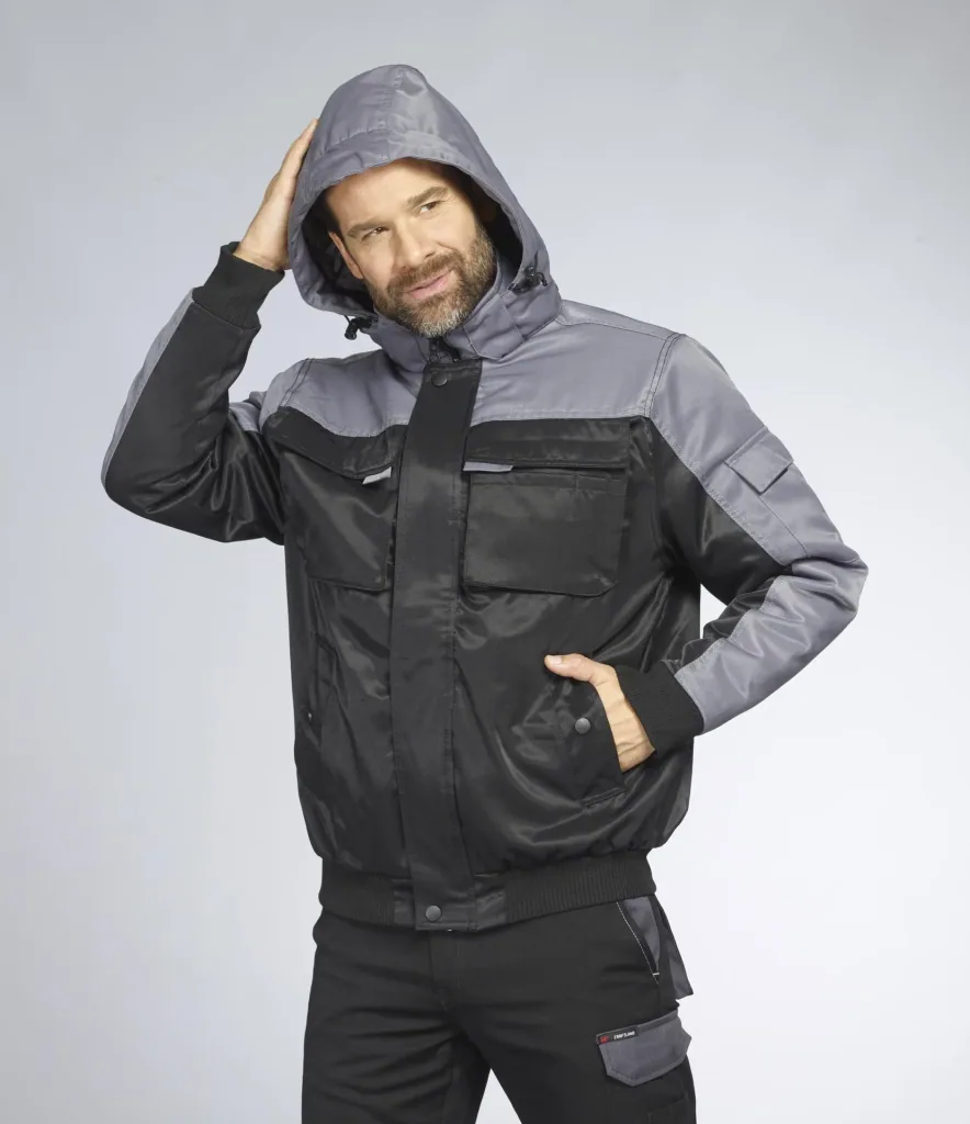 Functional jacket color gray/black, size M