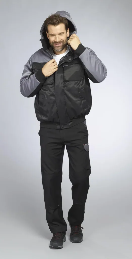 Functional jacket color gray/black, size M