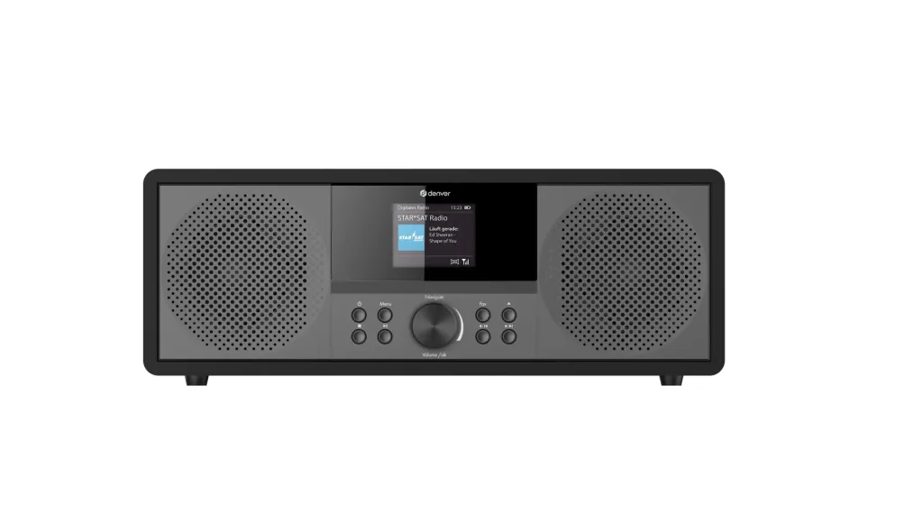 Internet radio with DAB+ FM and CD player, Bluetooth function, black