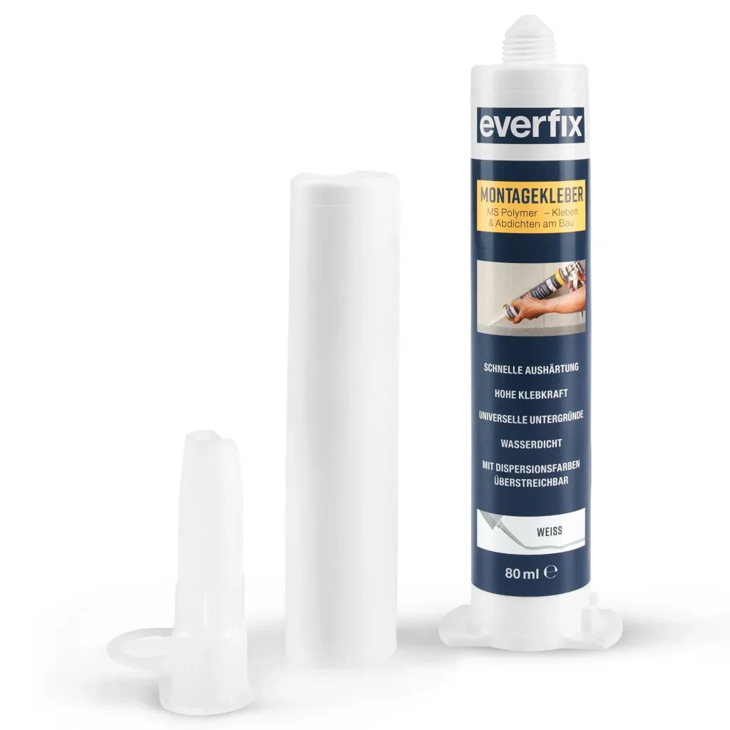 Assembly adhesive, white, 80 ml