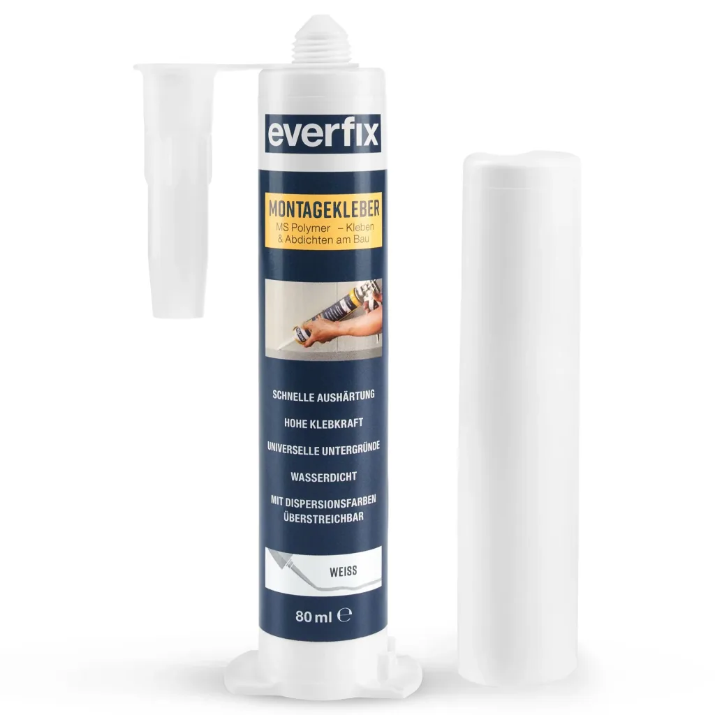 Assembly adhesive, white, 80 ml