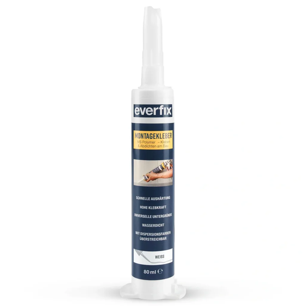 Assembly adhesive, white, 80 ml