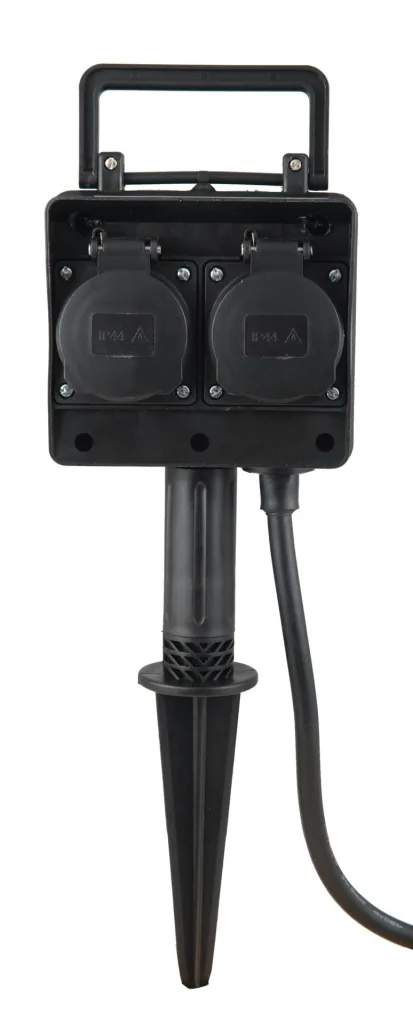 Energy distributor with earth spike 4-way