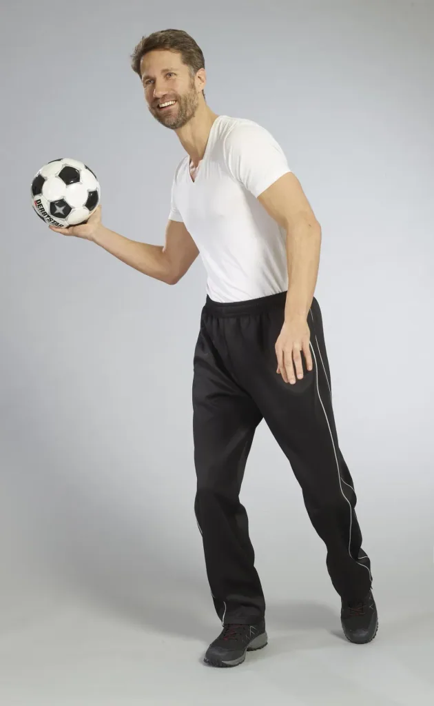 Leisure trousers color black, size M