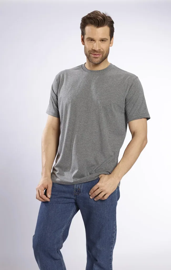 Big Size T-Shirt, anthrazit Gr.2XL