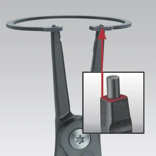 Precision circlip pliers 140 mm for external rings