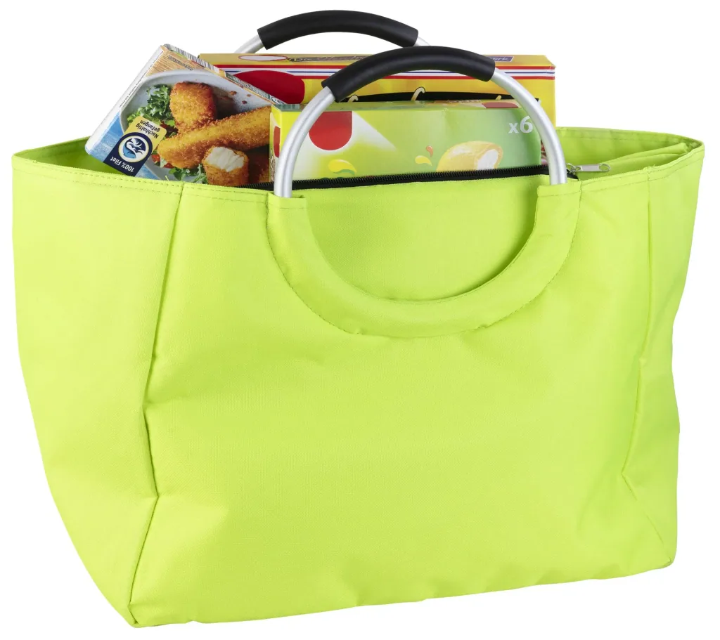 Thermal shopping bag, green