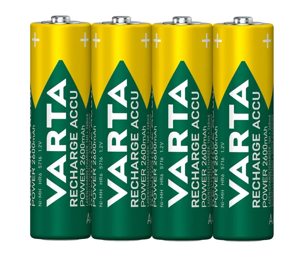 RECHARGE Power Mignon (AA) NiMH battery with 2600mAh - 4 pieces