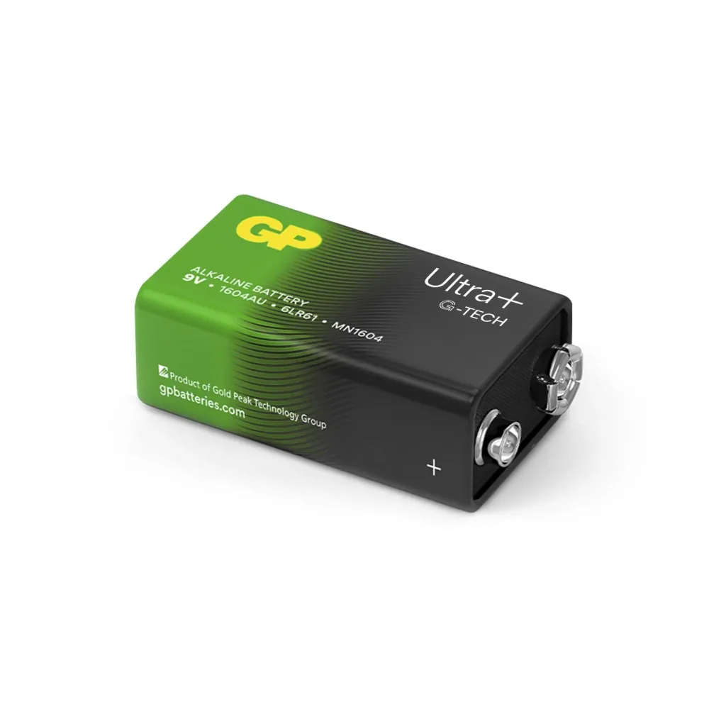 ULTRA PLUS 9V Block Alkaline Battery - 1 piece
