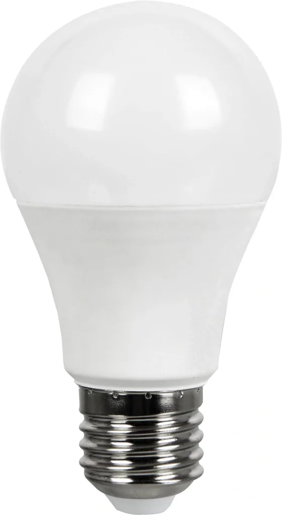 LED light bulb with 9 watts, E27, cool white
