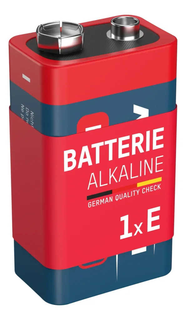 Alkaline 9V block battery - 1 piece
