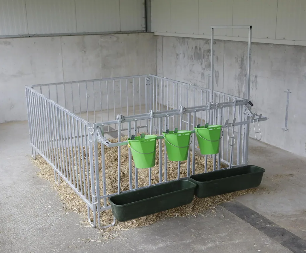 Fence section grid, short, for modular fence stabling