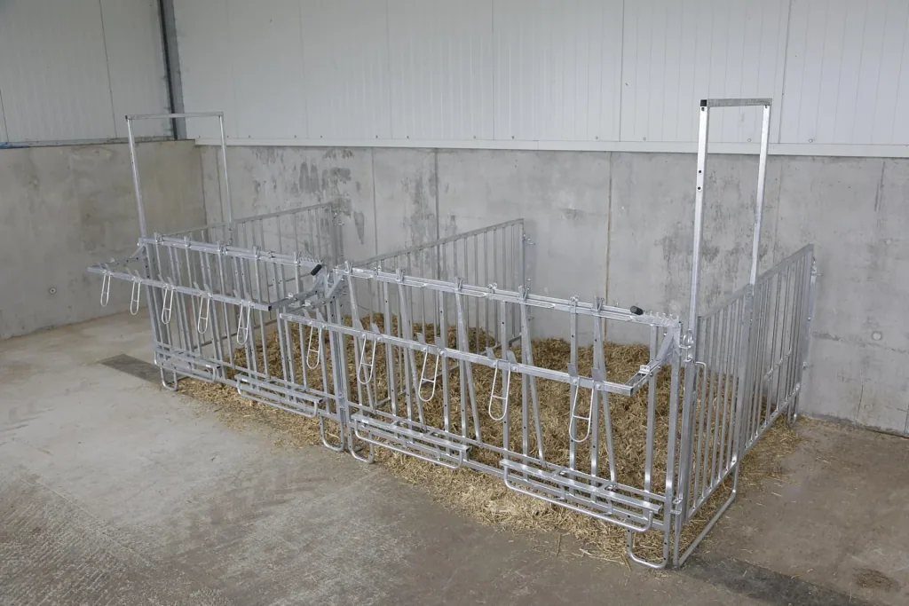 Fence section grid, short, for modular fence stabling