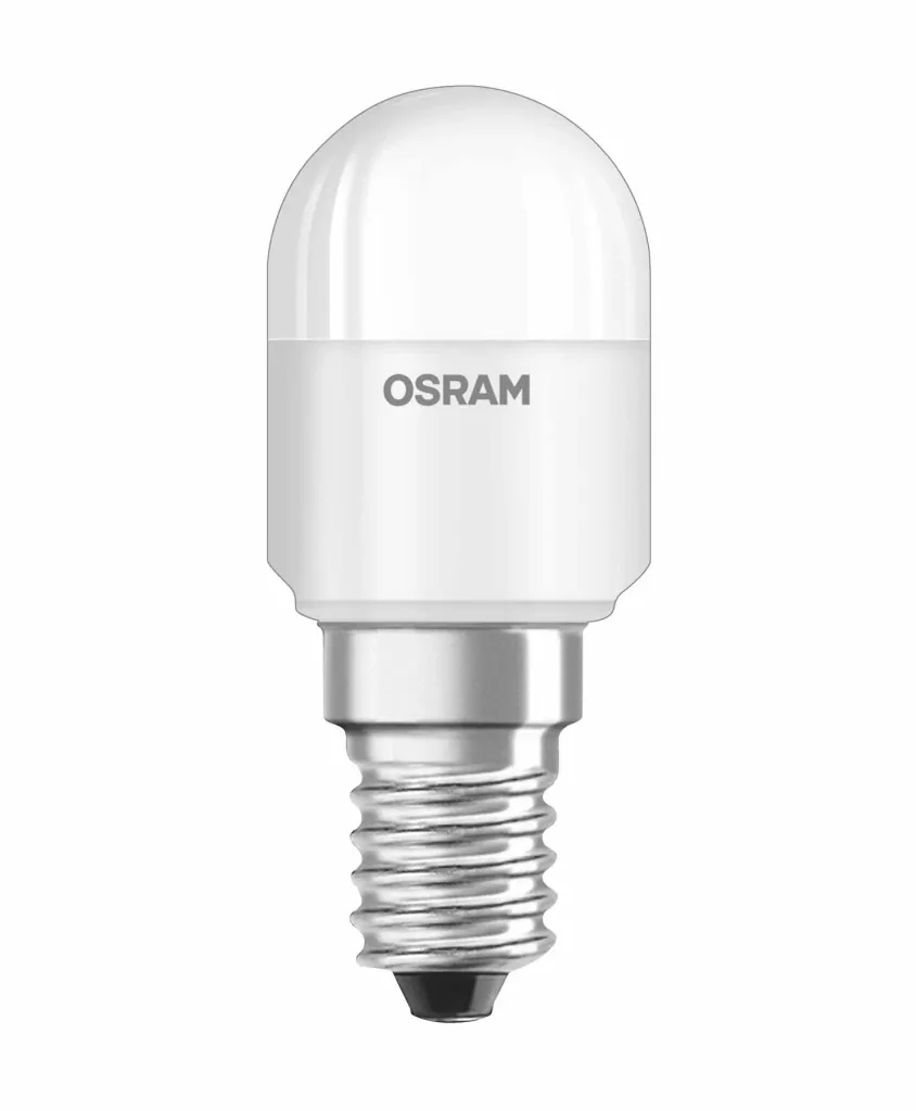 LED Star refrigerator lamp T26, 2.3 watts, E14, day white, matt