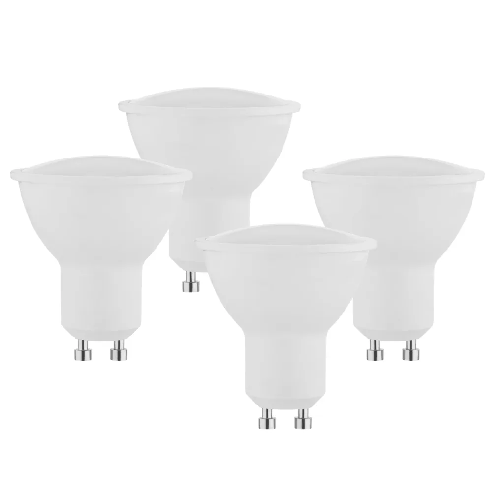 LED reflector lamp with 4.5 watts, GU10, warm white - 3 pieces + 1 piece FREE