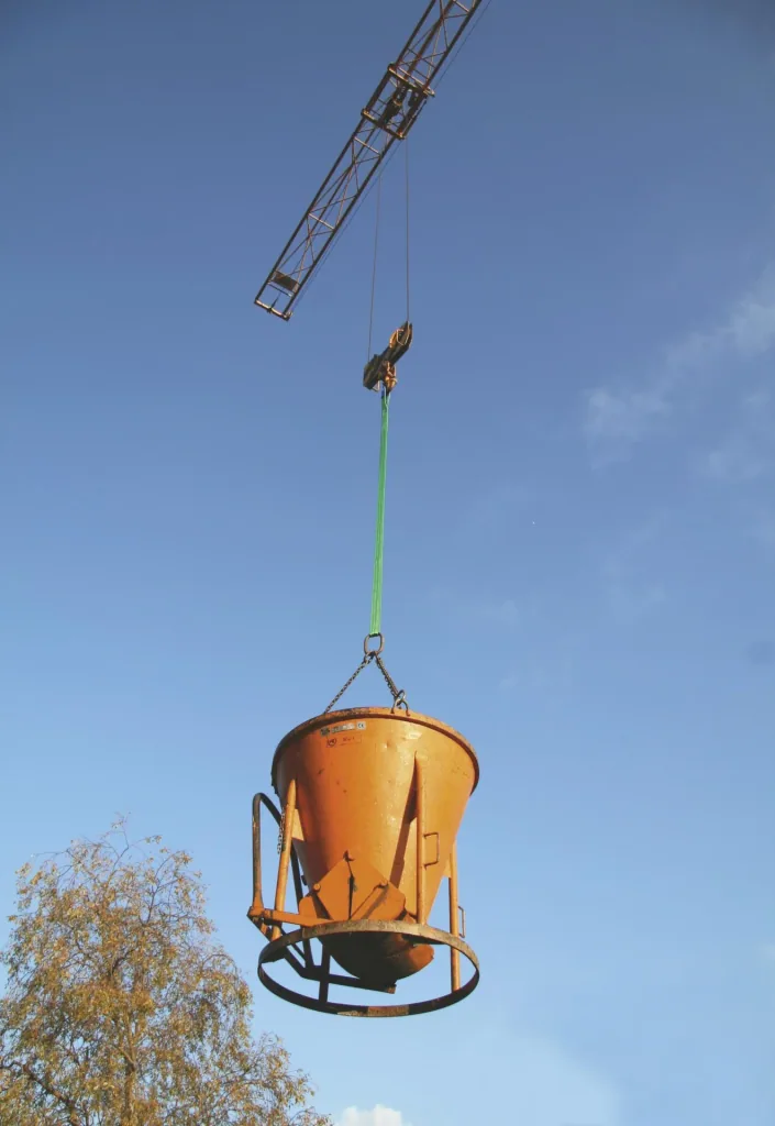 Lifting strap 2000 kg, 4 m long, 60 mm wide