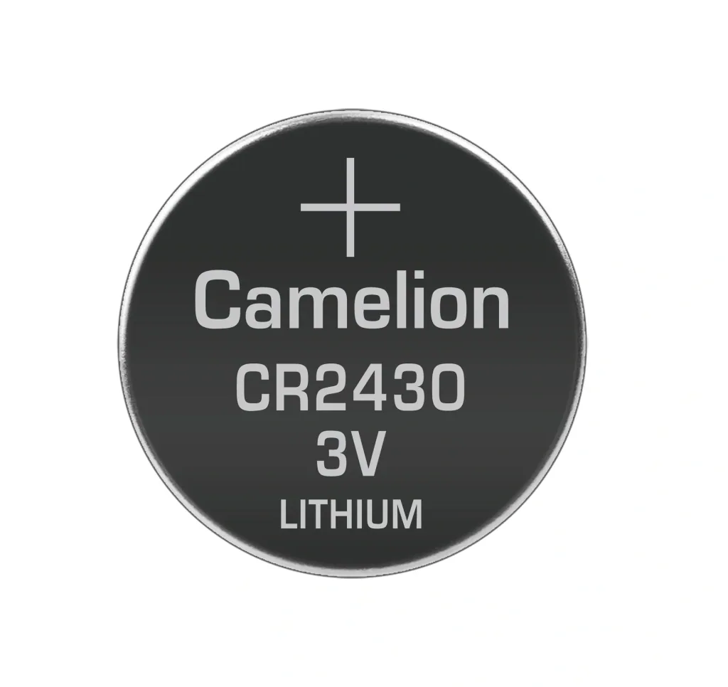 Lithium button cell CR2430, 3 Volt - 5 pieces